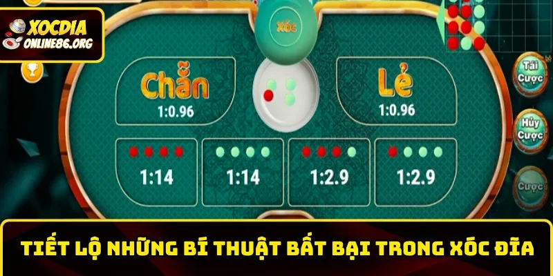 Các thuật ngữ trong xóc đĩa trên điện thoại